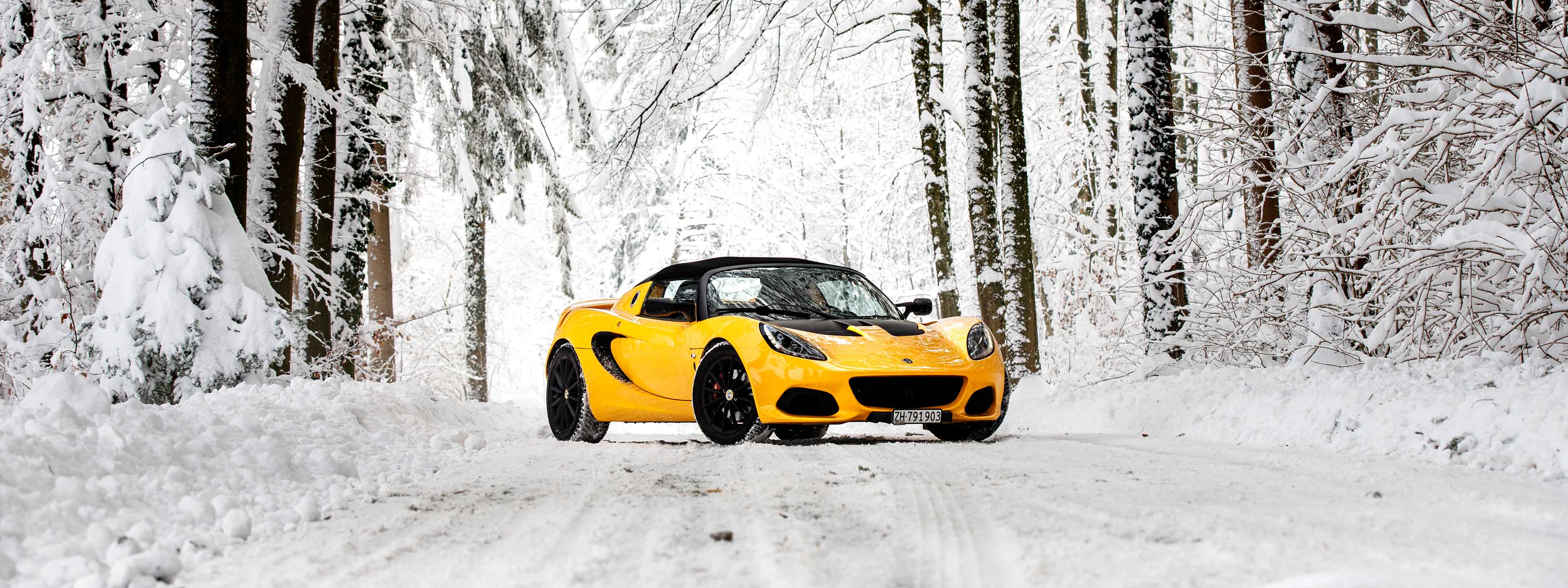 Lotus Elise Series 3 Winter Snow Schnee, Foto: Rob Spoel
